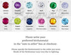 Baguette Birthstone Necklace