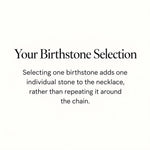 Baguette Birthstone Necklace