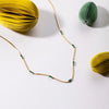 Baguette Birthstone Necklace