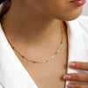 Baguette Birthstone Necklace