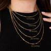 Baguette Birthstone Necklace