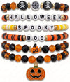 Halloween Beaded Stretch Bracelet Set