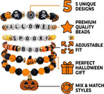 Halloween Beaded Stretch Bracelet Set