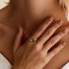 Three Birthstone Custom Necklace