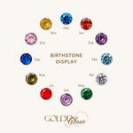Three Birthstone Custom Necklace