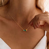 Three Birthstone Custom Necklace