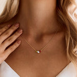 Three Birthstone Custom Necklace