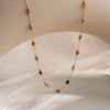 Colorful Gemstone Beaded Choker