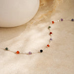 Colorful Gemstone Beaded Choker