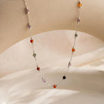 Colorful Gemstone Beaded Choker