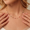 Colorful Gemstone Beaded Choker