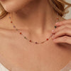 Colorful Gemstone Beaded Choker
