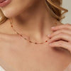 Colorful Gemstone Beaded Choker