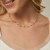 Colorful Gemstone Beaded Choker