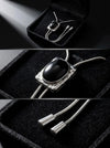 Personalized Birthstone Bolo Tie Necklace