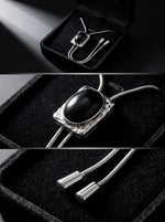 Personalized Birthstone Bolo Tie Necklace