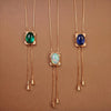 Personalized Birthstone Bolo Tie Necklace