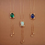 Personalized Birthstone Bolo Tie Necklace