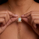 Personalized Birthstone Bolo Tie Necklace
