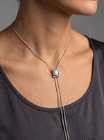Personalized Birthstone Bolo Tie Necklace