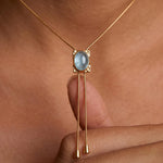 Personalized Birthstone Bolo Tie Necklace