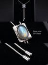 Personalized Birthstone Bolo Tie Necklace