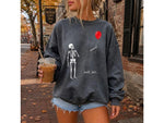 Gothic Sarcastic Skeleton Sweatshirt
