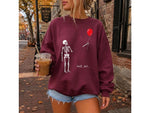 Gothic Sarcastic Skeleton Sweatshirt