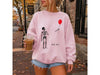 Gothic Sarcastic Skeleton Sweatshirt