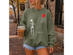 Gothic Sarcastic Skeleton Sweatshirt