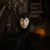 Gothic Feather Cape And Horn Set