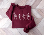 Dancing Skeleton Halloween Sweatshirt