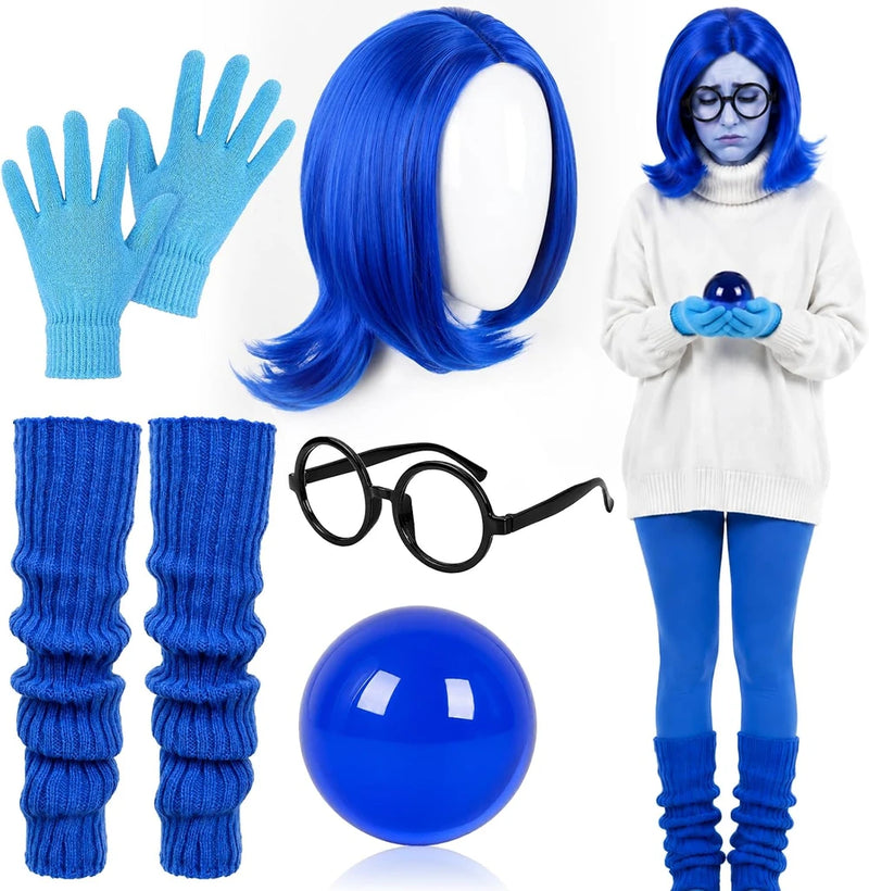 Blue Character Costume Set
