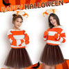 Jecery Halloween Orange Costume Set