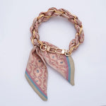 Silk Scarf Handbag Charm