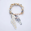 Silk Scarf Handbag Charm