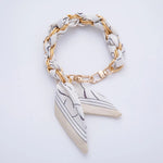 Silk Scarf Handbag Charm
