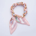 Silk Scarf Handbag Charm