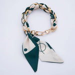 Silk Scarf Handbag Charm
