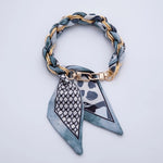 Silk Scarf Handbag Charm