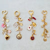 Custom Gold Bag Charm Keychain