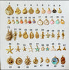 Custom Gold Bag Charm Keychain