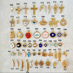 Custom Gold Bag Charm Keychain