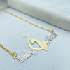 Two Tone Figaro Necklace