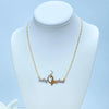 Two Tone Figaro Necklace