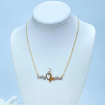 Two Tone Figaro Necklace