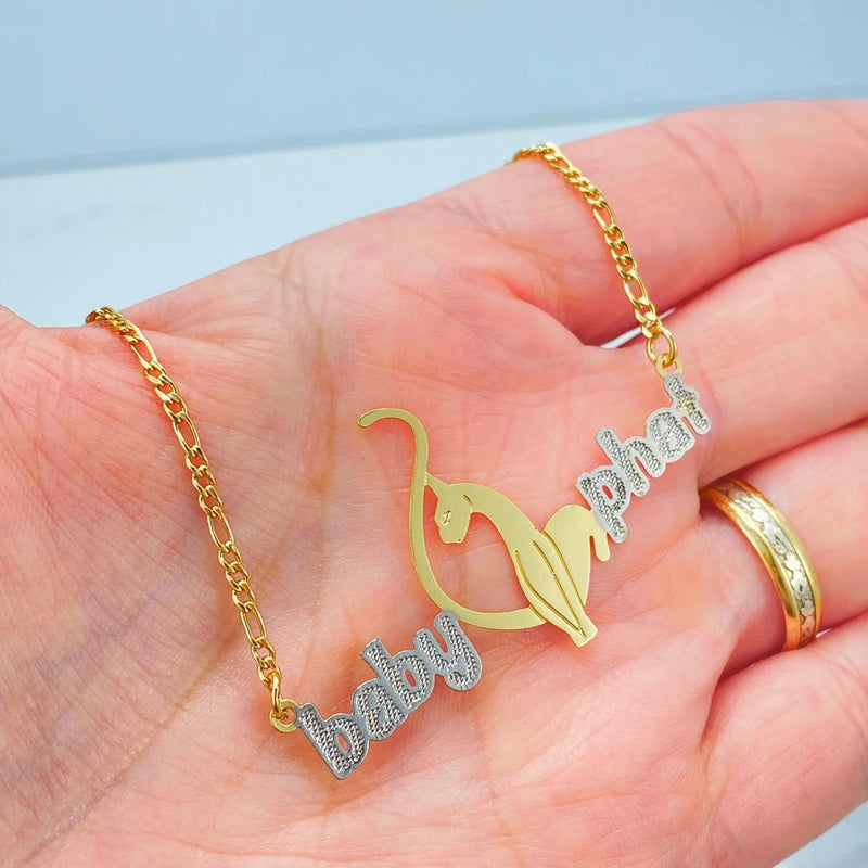 Two Tone Figaro Necklace