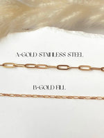 Gold Sacred Heart Sword Charm Necklace