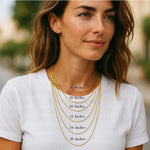 Gold Sacred Heart Sword Charm Necklace