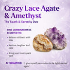 Bring My Spark Back – The Amethyst Crazy Lace Agate Pendant